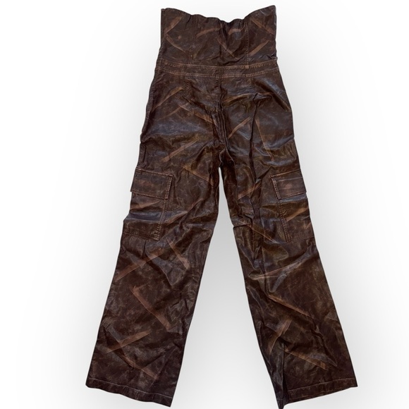 Nice For What Faux Leather Jumpsuit - Brown​​ - Picture 4 of 5